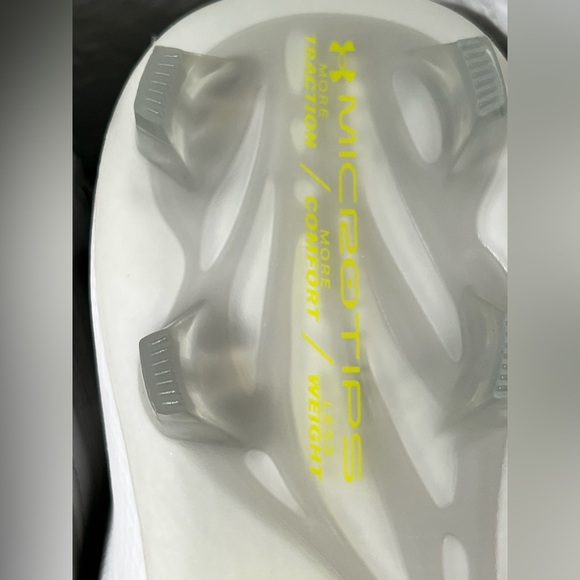 Under Armour Yard Low MT‎ TPU men’s Baseball Cleats shoes white #3025591 size 8 main image 6
